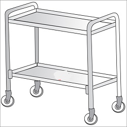collection-trolley-with-trays